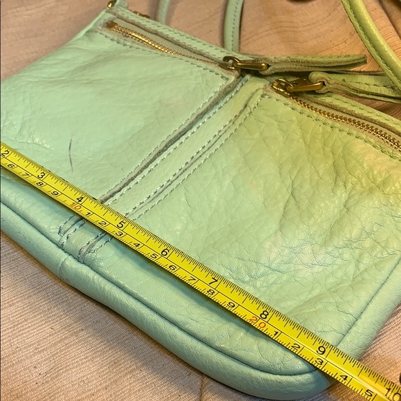 Fossil soft leather crossbody/shoulder bag zipped - Picture 11 of 14